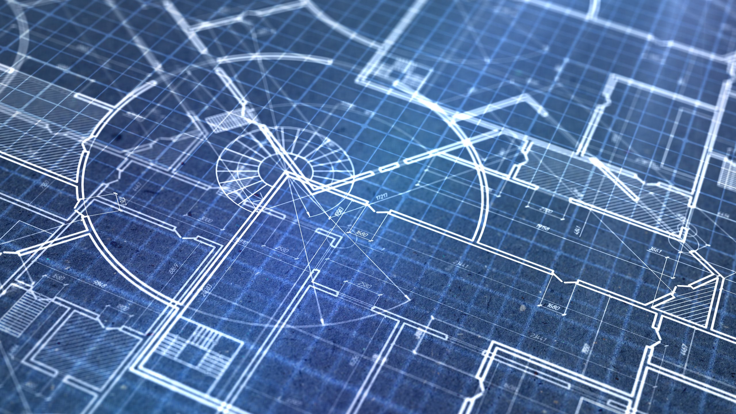 House blueprint and construction plans