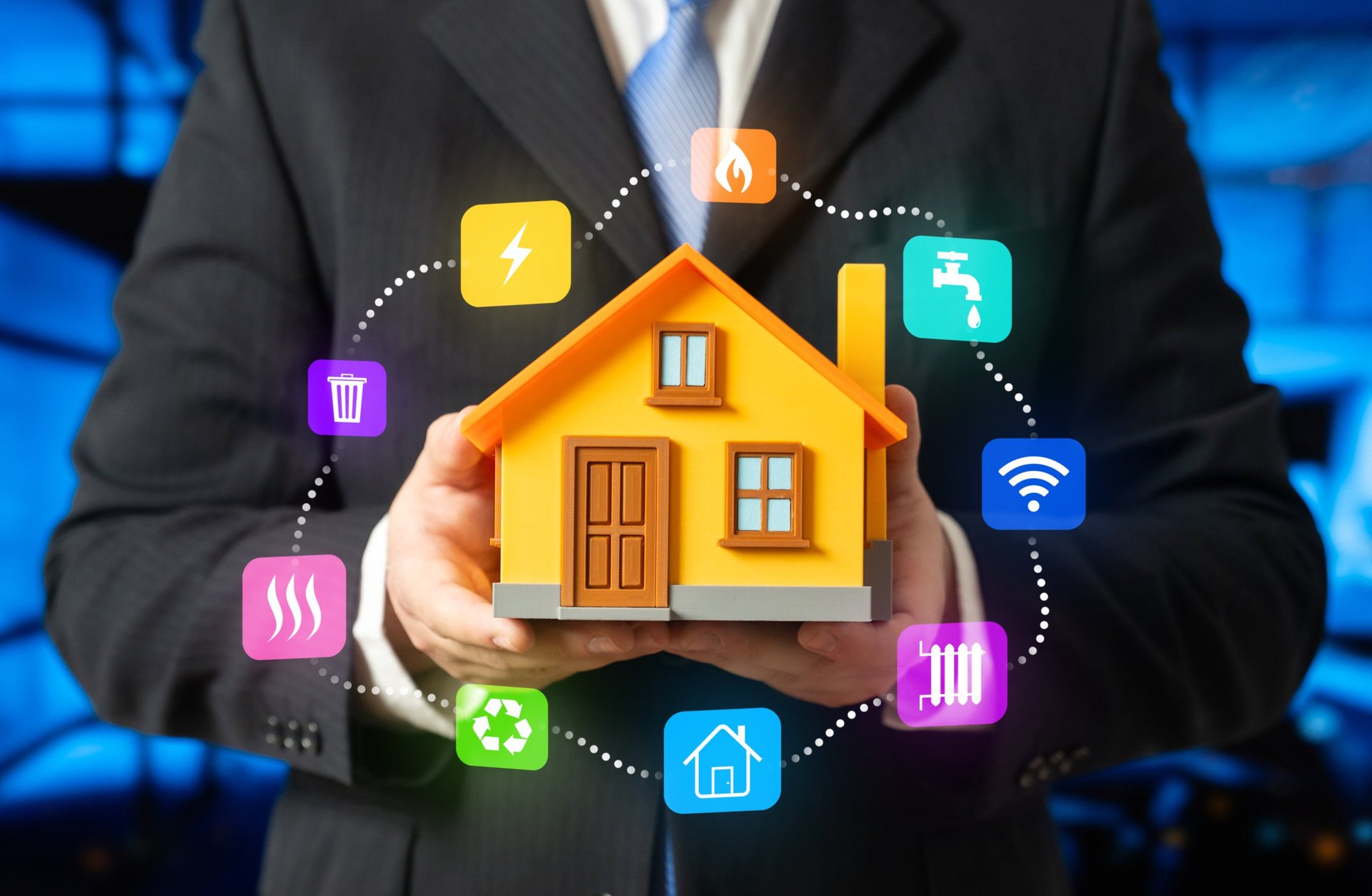 Residential building and home services for living. Public utilities. Infrastructure reliability and daily service needs. Housing management and urban lifestyle.